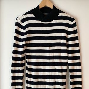Scotch & Soda Black Striped Long Sleeve